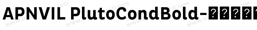 APNVIL PlutoCondBold字体转换